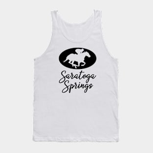 Saratoga Springs New York Horse Racing Tank Top